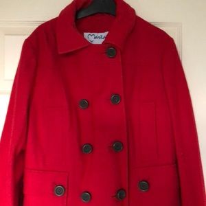 Maria Wool Blend Classic Pea Coat